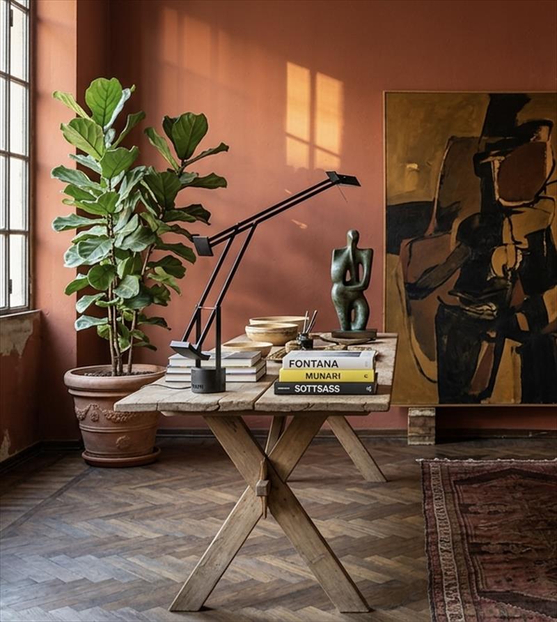 A humble country table, with a light and honest soul