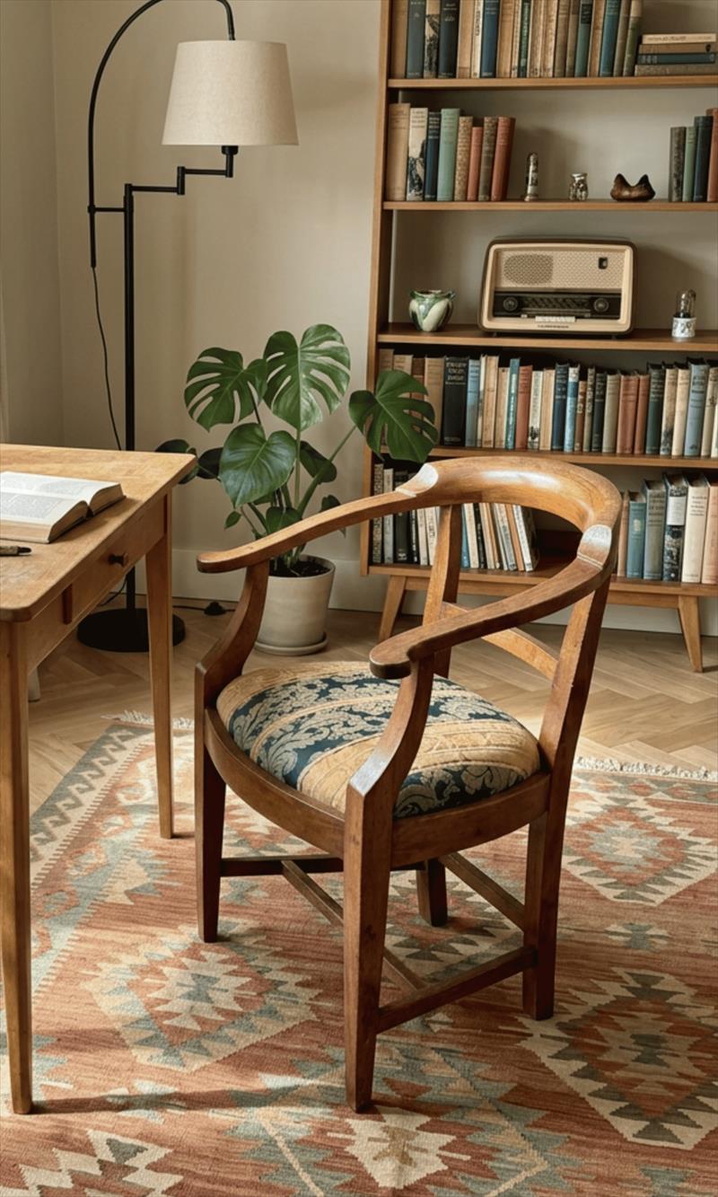 An armchair from late 18th-century Tuscany, from quiet rooms of another time
